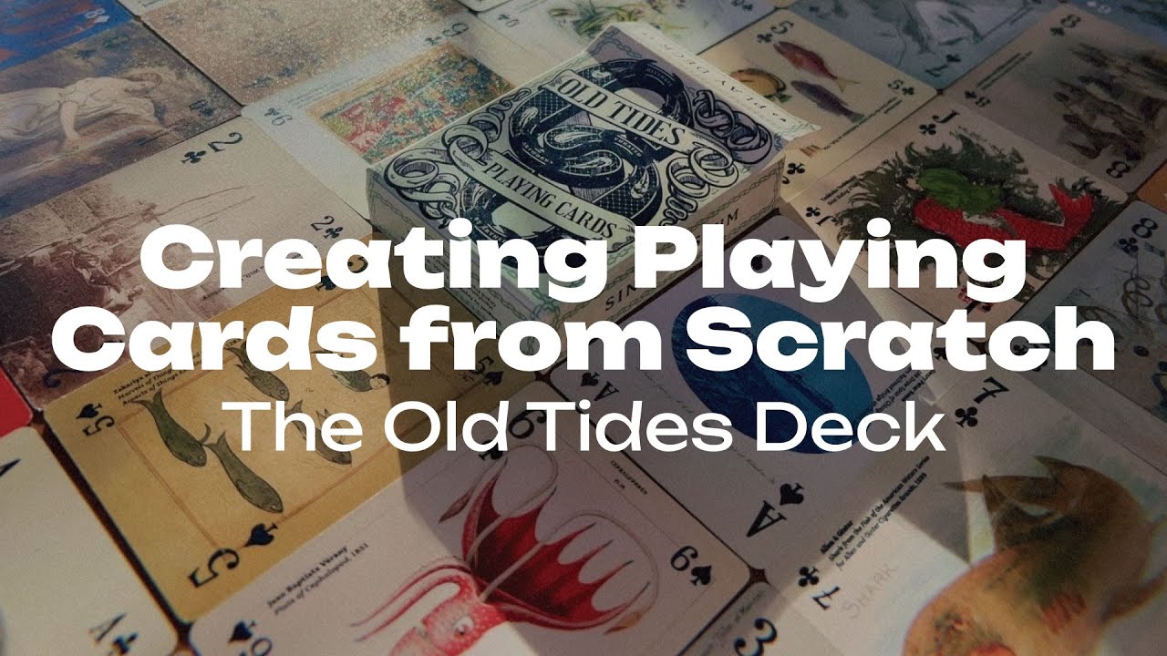 Creating a Deck of Playing Cards Start to Finish - The Old Tides Deck