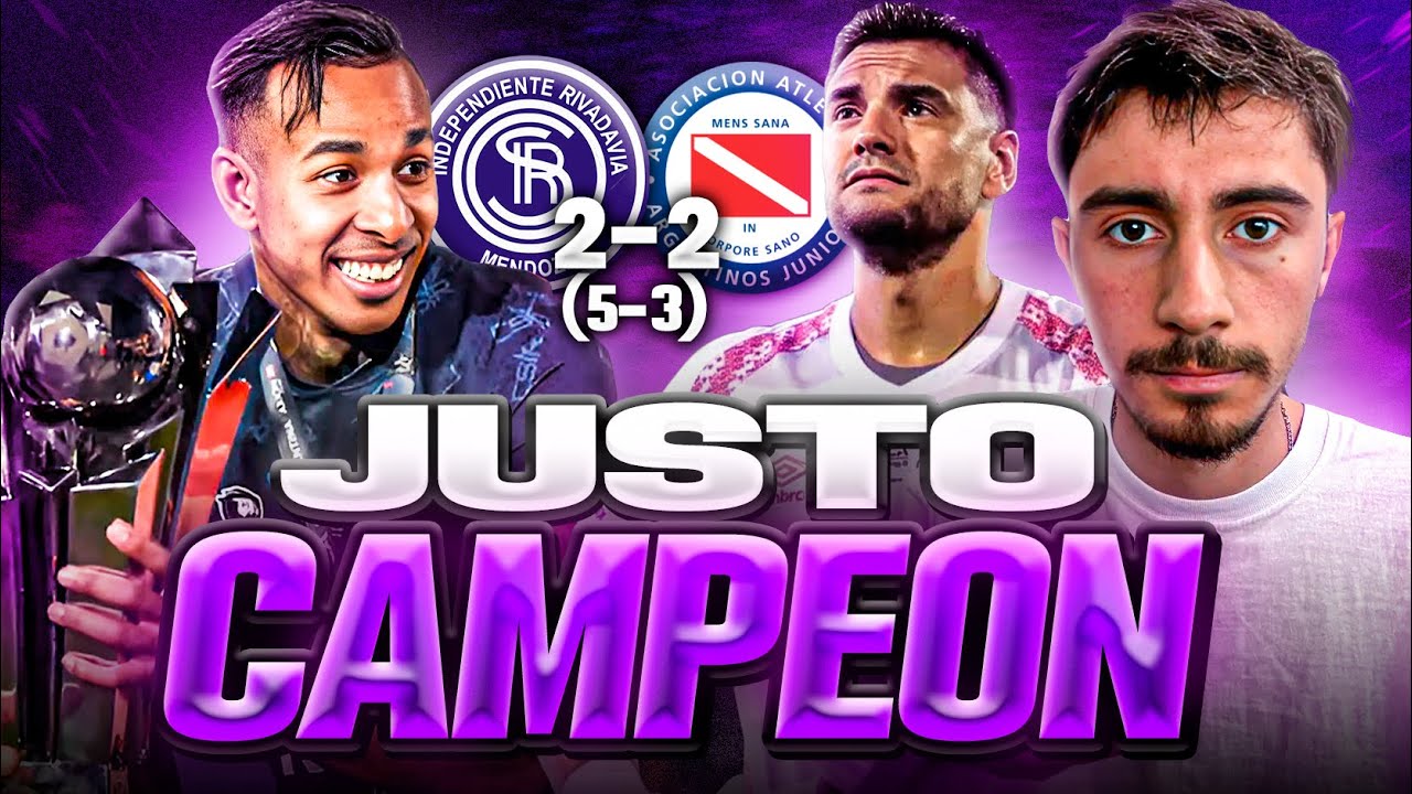 JUSTO CAMPEÓN | Ind. Rivadavia 2-2 Argentinos Juniors (5-3) | Final - Copa Argentina | Alan Mercado