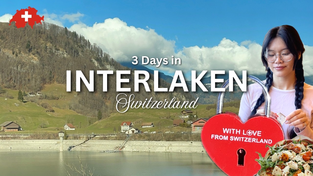 In Awe of Interlaken 🇨🇭| lauterbrunnen & grindelwald day trips, top of euro, pizza