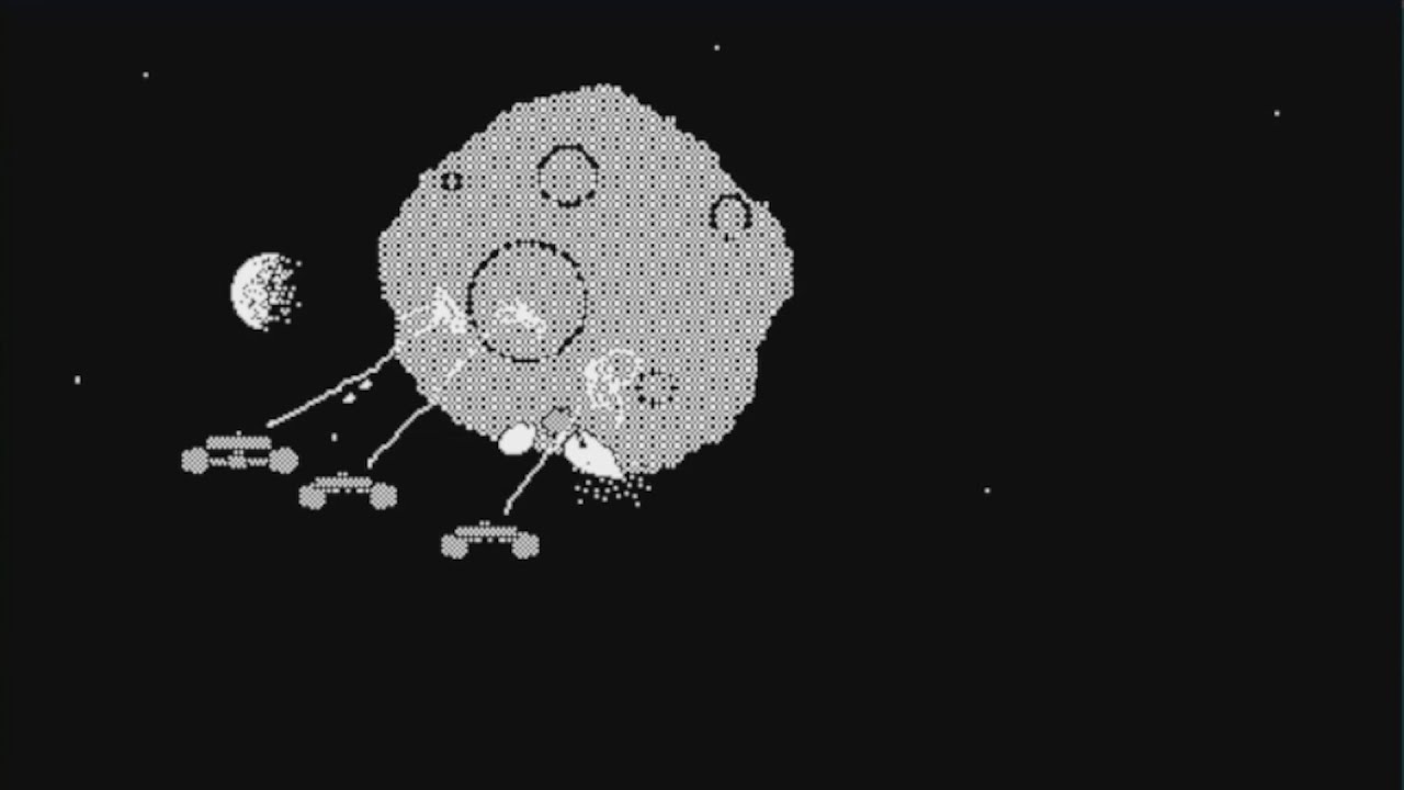 Asteroid Battle: A HyperCard Cartoon from the Early 1990s