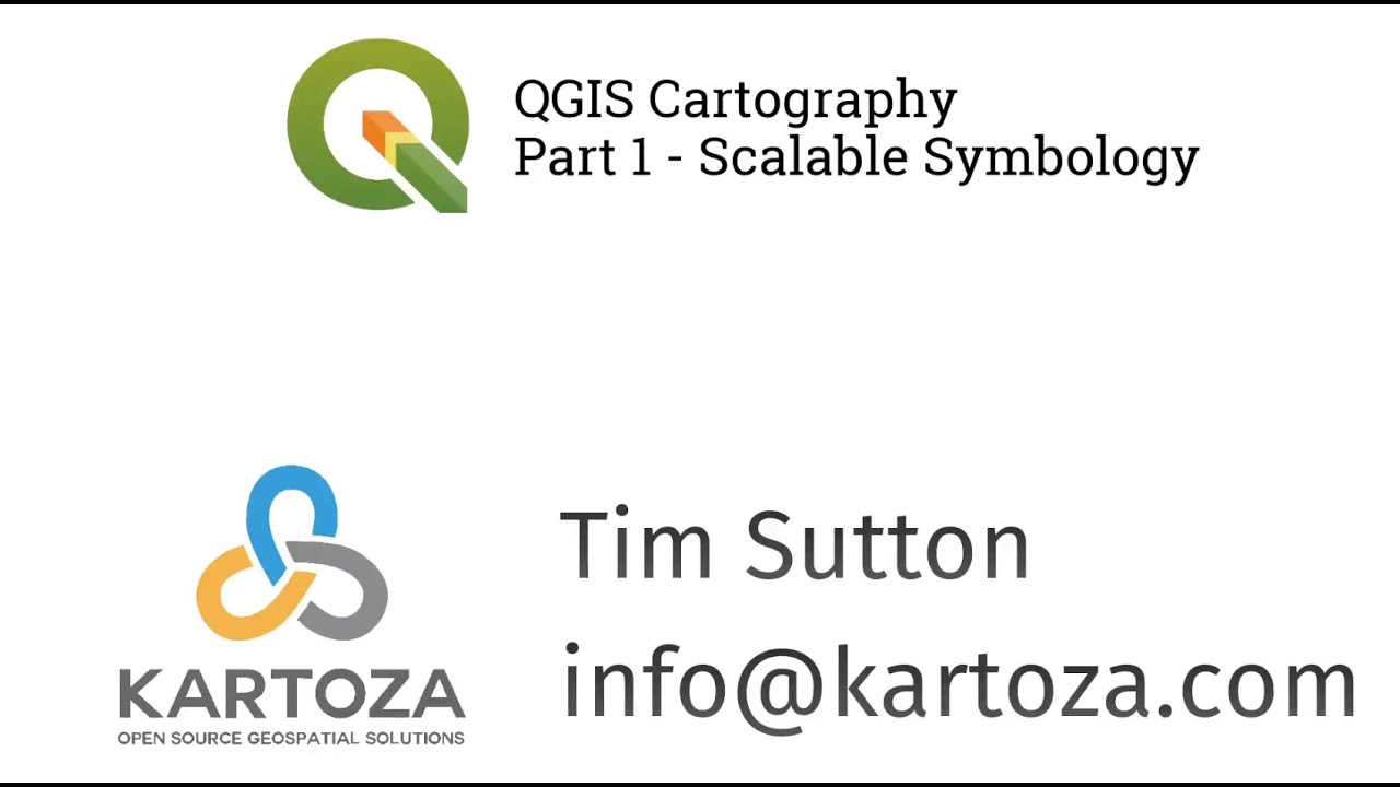 QGIS Cartography 1 Scalable Symbology