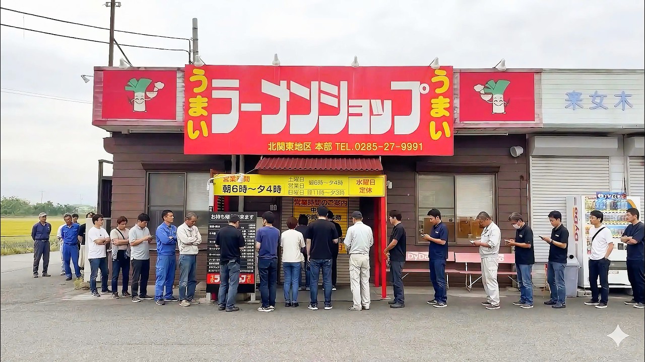 【群馬】朝６時、３分でメシを“流し込む”男たちがヤバい #ラーショ