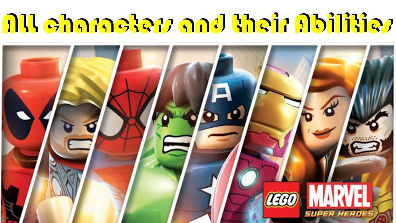 ALL LEGO Marvel Superheroes Characters & Abilities (non-DLC)