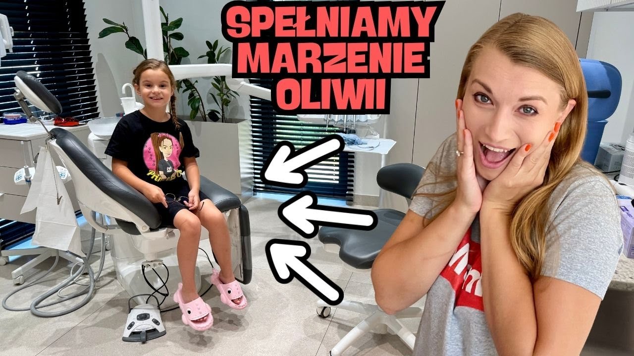 Wizyta u ortodonty💖 Oliwia spełnia swoje marzenie o aparacie na zęby💖