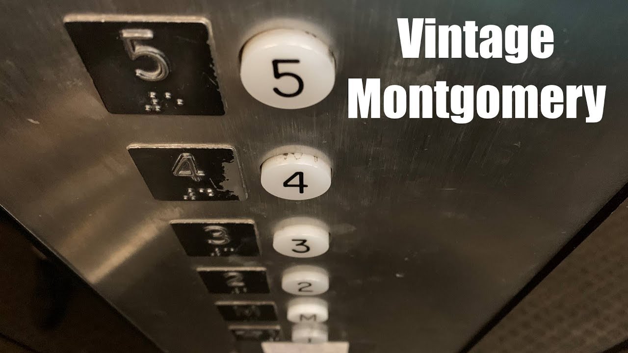 Amazing Vintage Montgomery Traction Elevator @ The Magnolia Building - Oklahoma City, OK