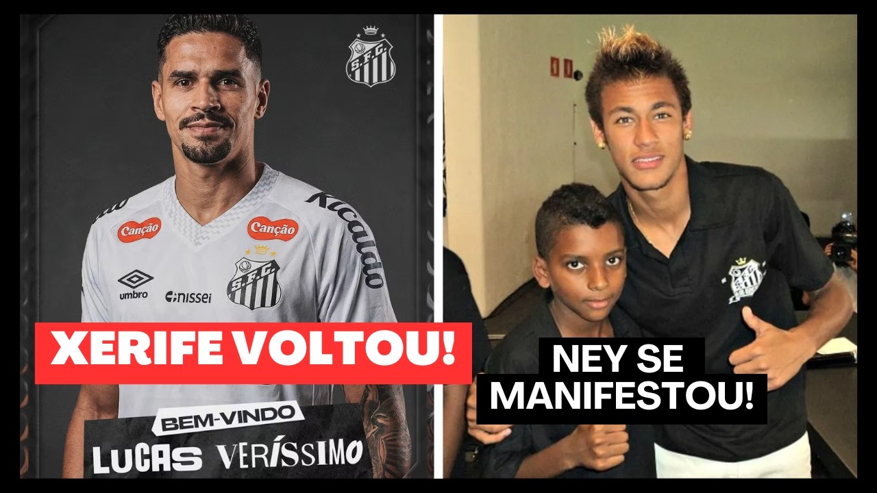 OFICIAL! Lucas Veríssimo é do Santos – MUDA O PATAMAR do time?!E apoio de Neymar a Rodrygo!