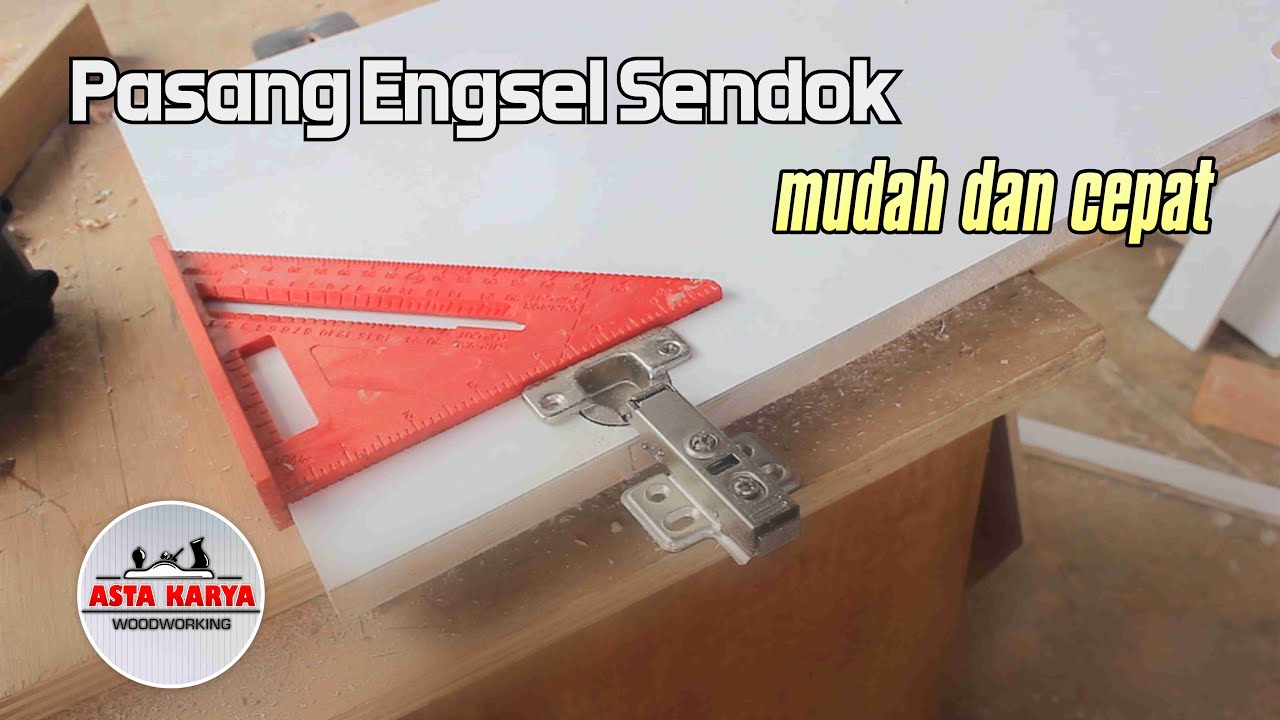 Cara Pasang Engsel Sendok untuk Pemula