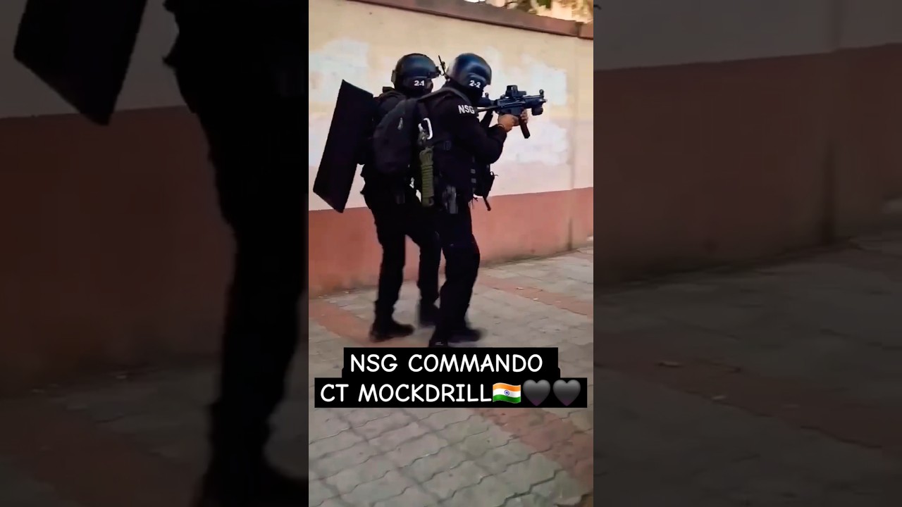 NSG COMMANDO Mock Drill | NSG COMMANDO TRAINING in The action | Anti Terror Operation #hardtraining