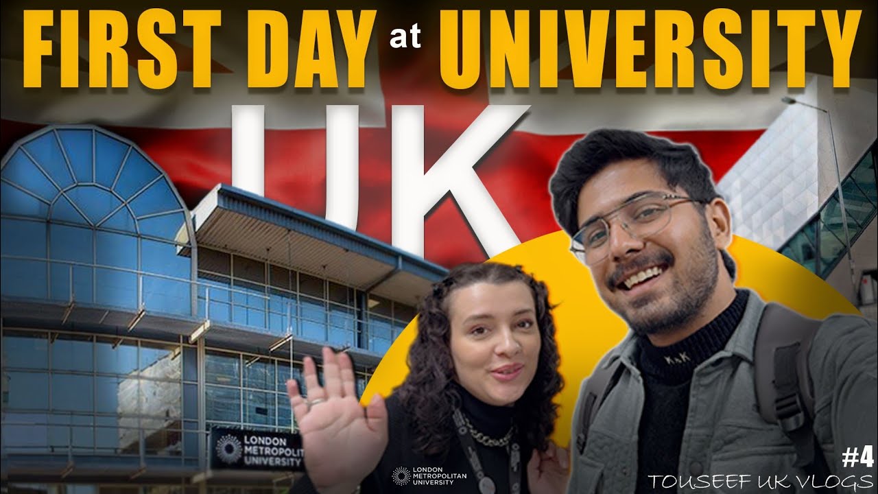 First day at university in UK 🇬🇧- International Student in London | London Metropolitan University