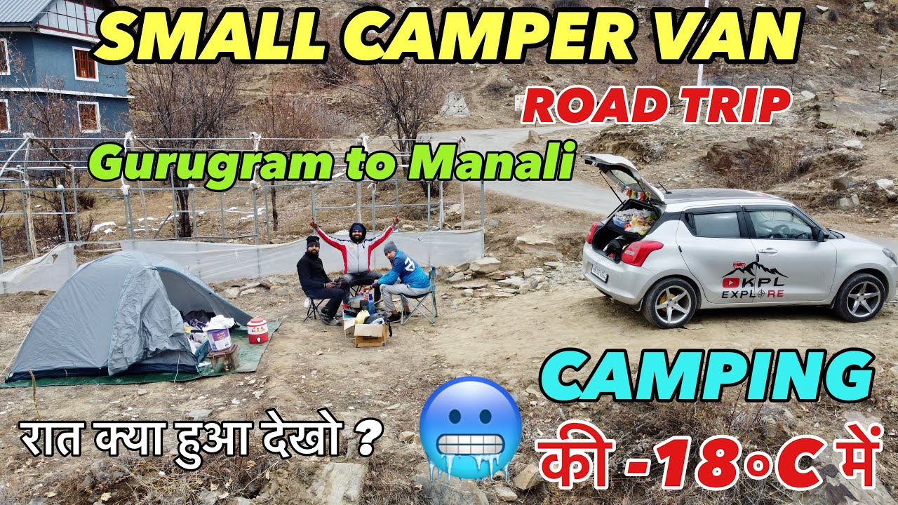 Gurugram to manali by road | Road trip | Suzuki swift | Camper van | KPL Explore | Ep - 01