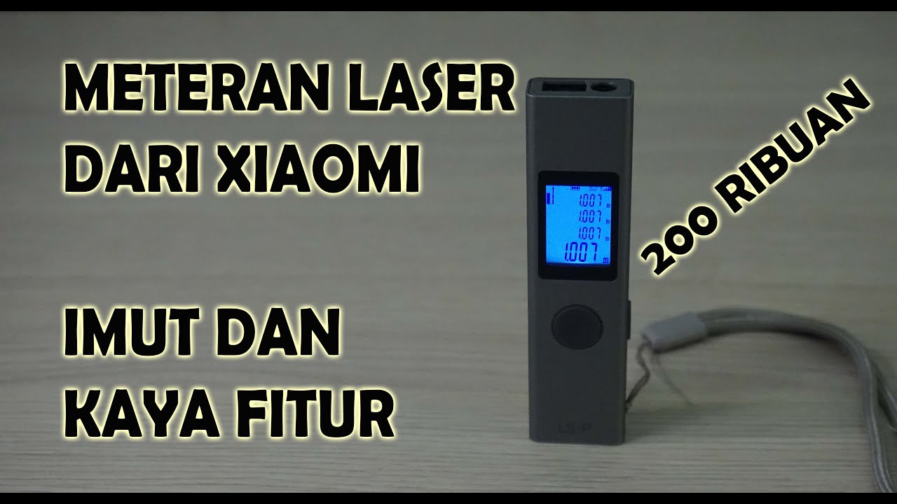 Meteran Laser Xiaomi DUKA LS-P Range Finder 40 Meter Imut dan Kaya Fitur