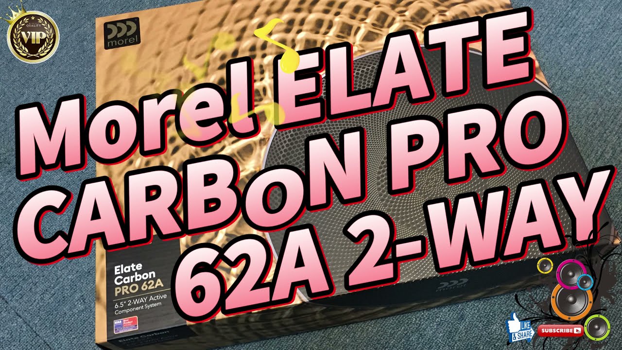 Best car audio system 🎧 MOREL Elate Carbon Pro 62A New High-End Speakers Unboxing 开箱全新汽车音响摩雷喇叭