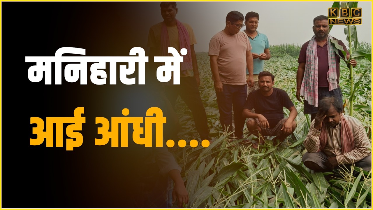 छीन गया किसानों का सहारा 150 एकड़ फसल बर्बाद! || KBC News