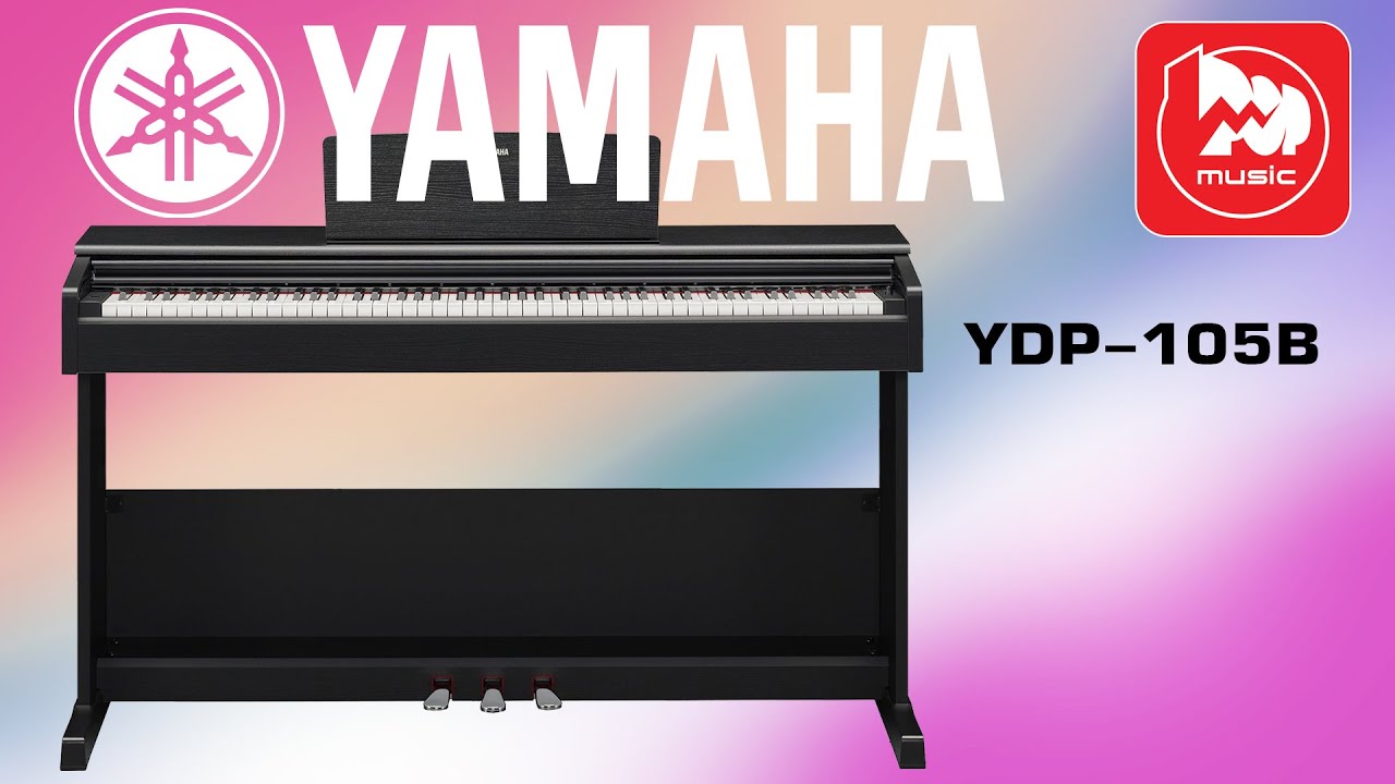 Цифровое пианино Yamaha YDP-105B Arius (трехпедальный блок и банкетка в комплекте)