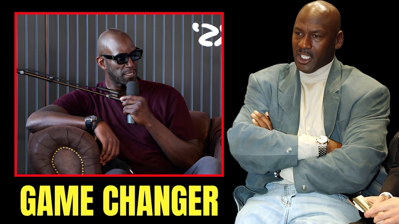 KEVIN GARNETT GOES WILD AFTER MICHAEL JORDAN PASSES TORCH TO ANTHONY EDWARDS