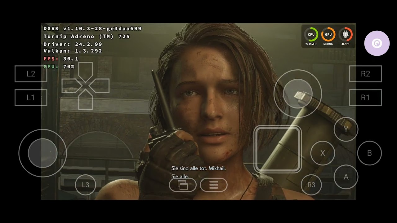 Winlator glibc (afei): Resident Evil 3/ SD7+Gen2