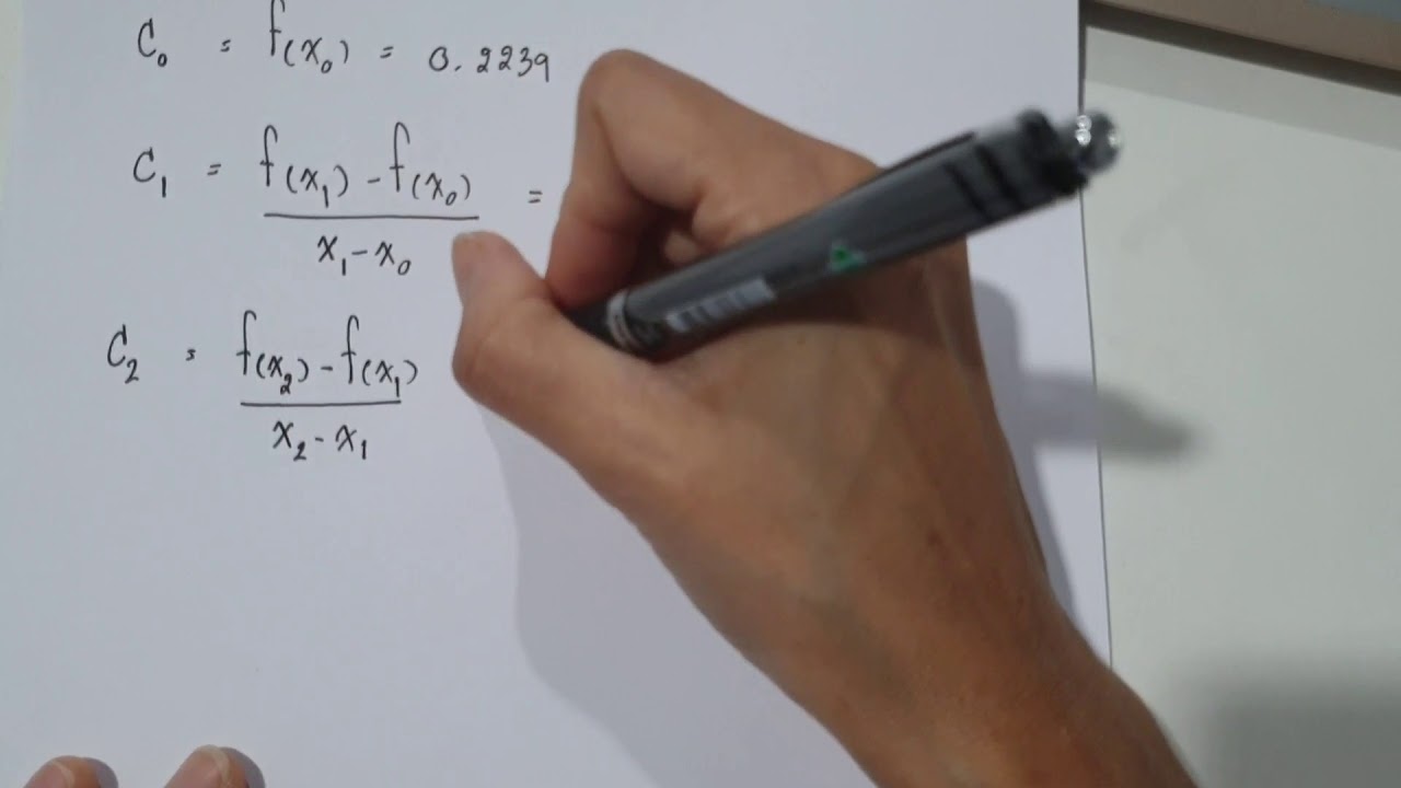 Newton's Divided Difference part2