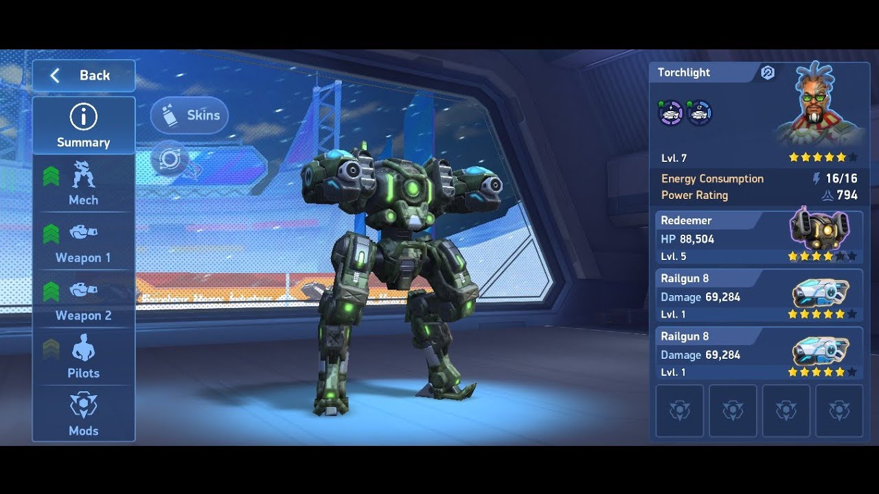 Trying Redeemer + Railgun 8 In Mech Arena #mecharena 