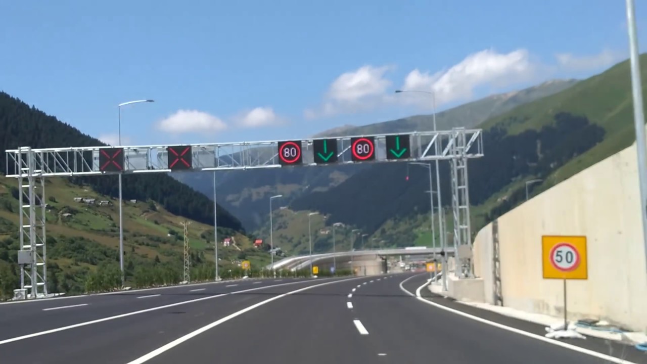 Ovit tüneli Erzurum tarafindan giris, #Rize - #İkizdere Çıkış