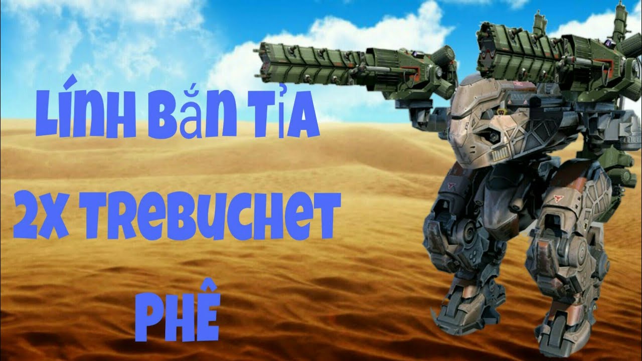 Butch 4x Trebuchet in Canyon - War Robots Gameplay