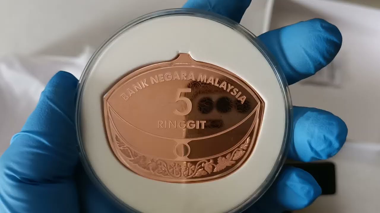 Malaysia 2022 50th Anniversary of Kilang Wang RM5 Copper coin ( Wau design)