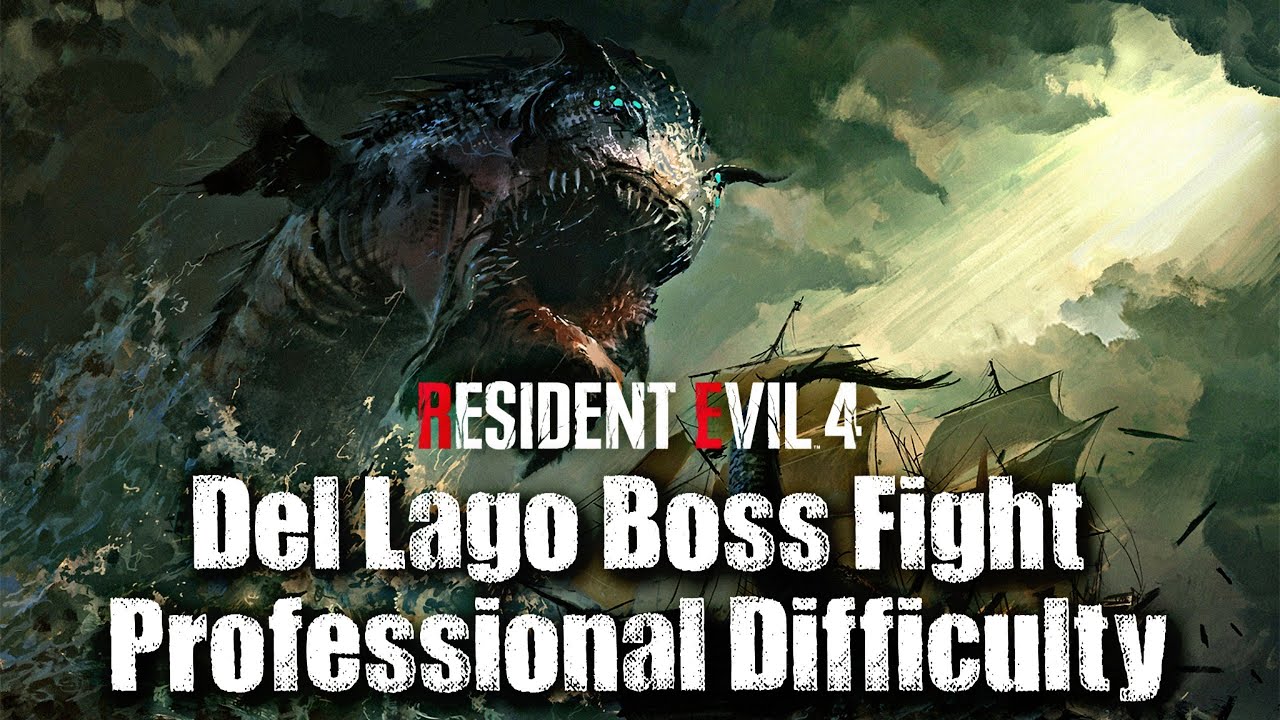 Resident Evil 4 Remake ~ How to Defeat Del Lago on Professional Difficulty Guide