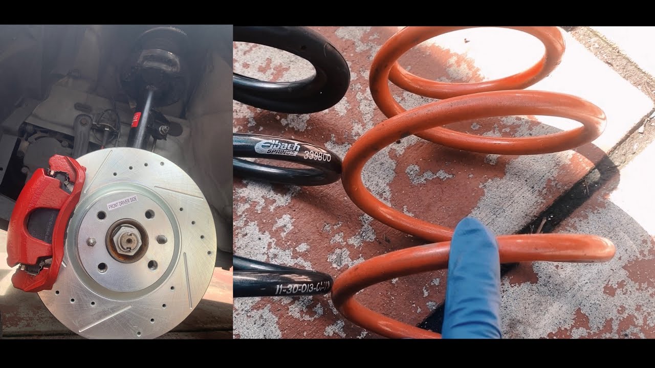Fiat 500 Abarth New Slotted Brakes And Eibach Pro Kit