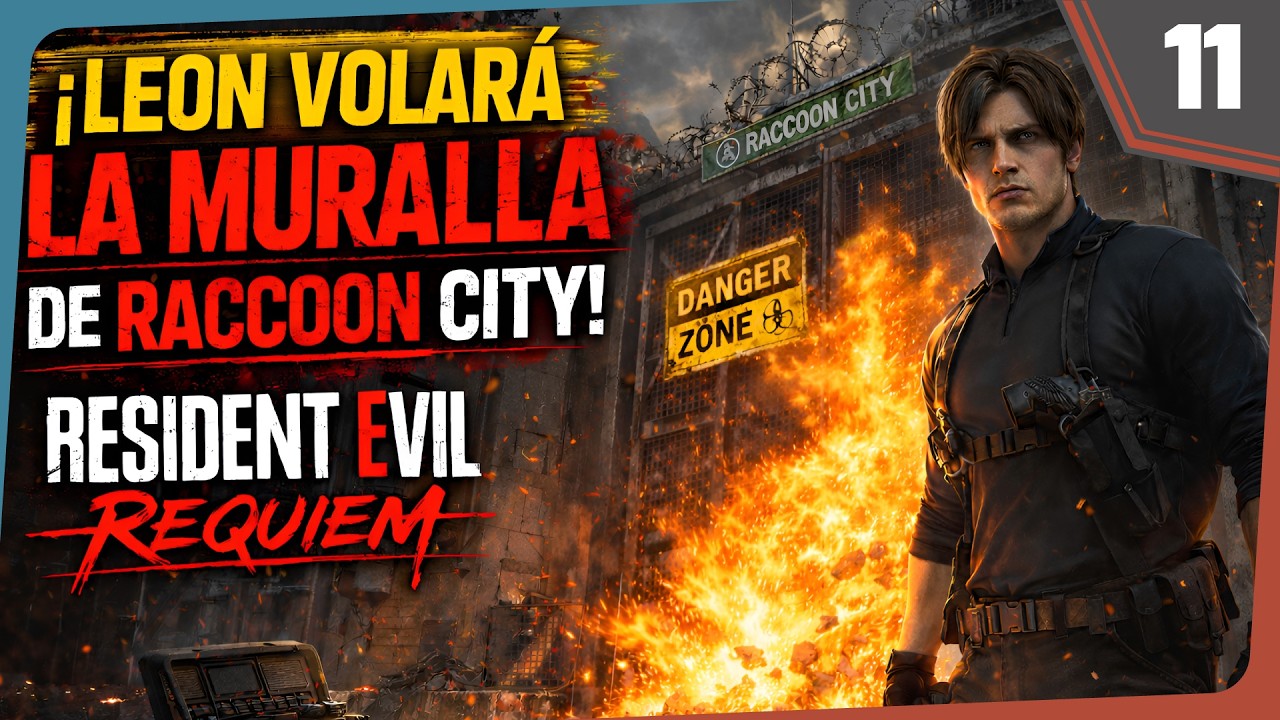 ¡LEON VOLARÁ LA MURALLA DE RACCOON CITY! 💥 | Resident Evil Requiem