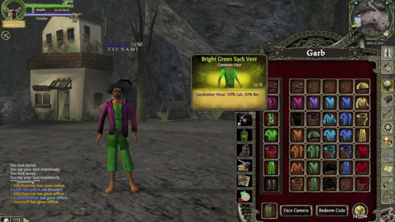 POTCO: Abruptly X's Inventory 9/29/2012