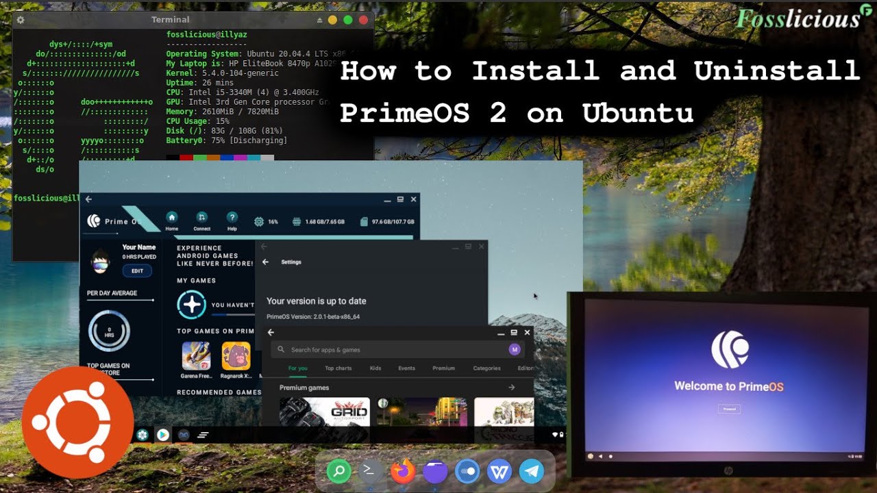 How To Install and Uninstall Prime OS 2 On Ubuntu Linux!