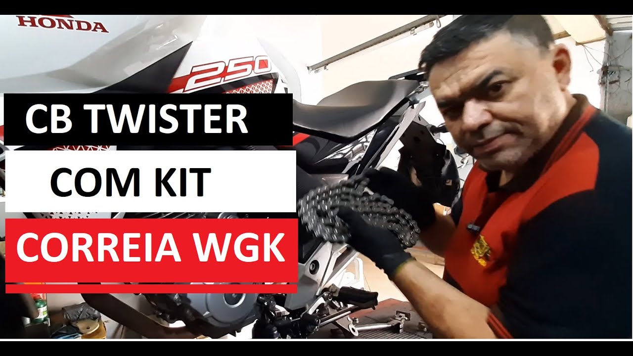 Instalando Kit Correia na CB Twister 250
