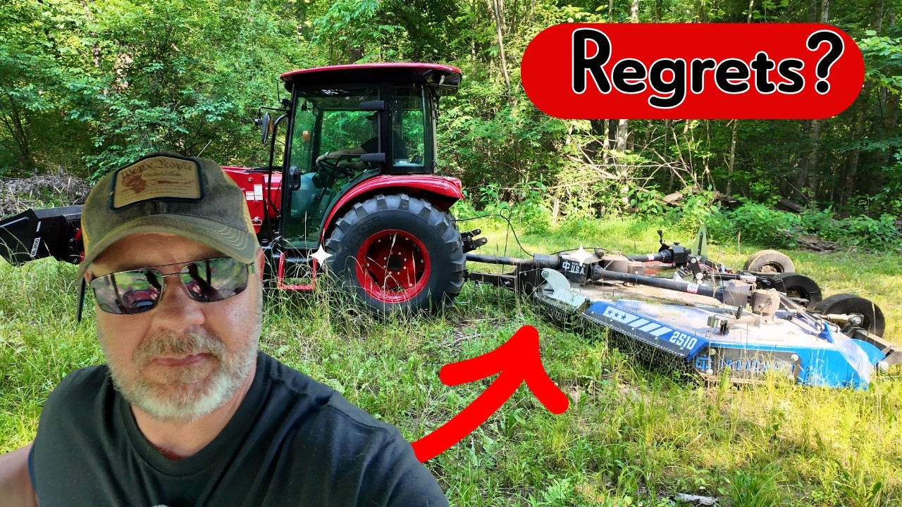45HP Tractor vs 10ft Rotary Cutter – The Shocking Outcome!