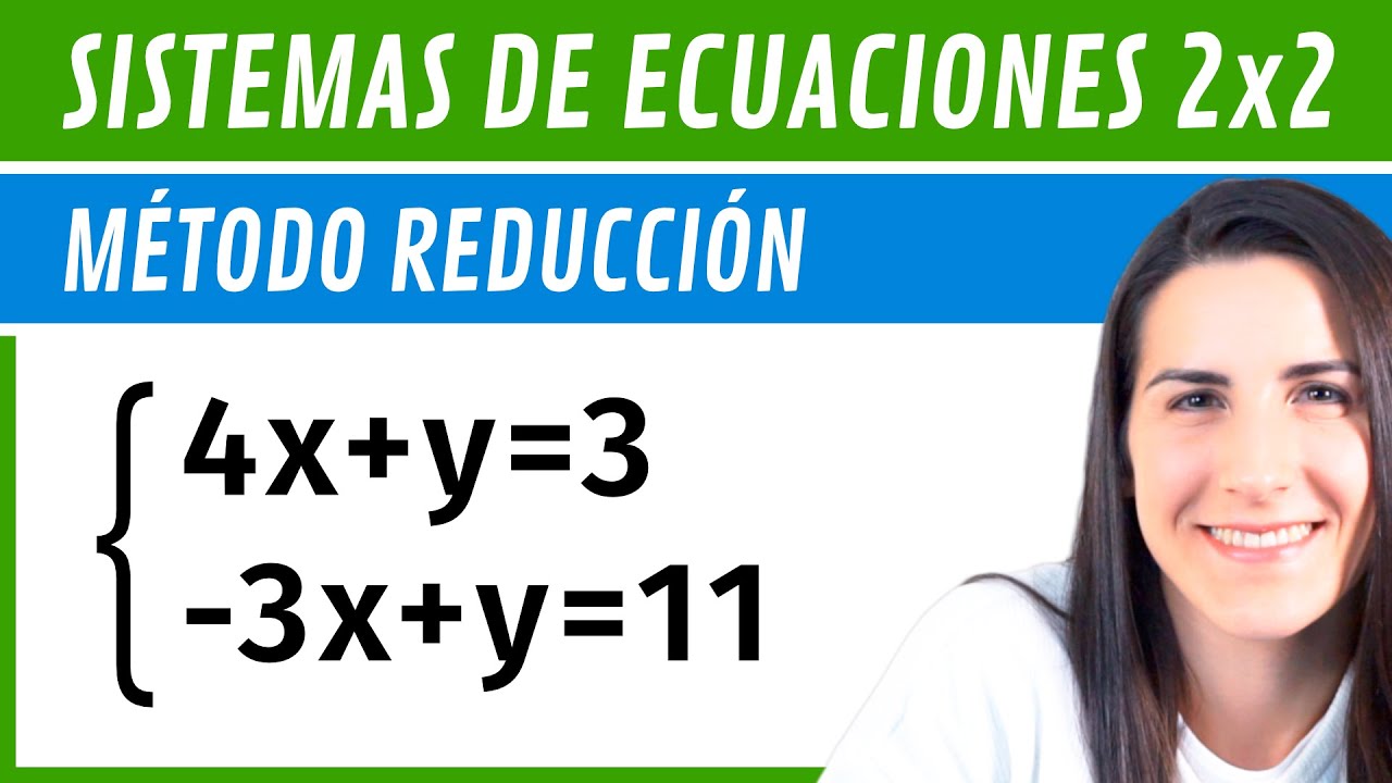 Resolver SISTEMAS 2x2 📌 Método REDUCCIÓN