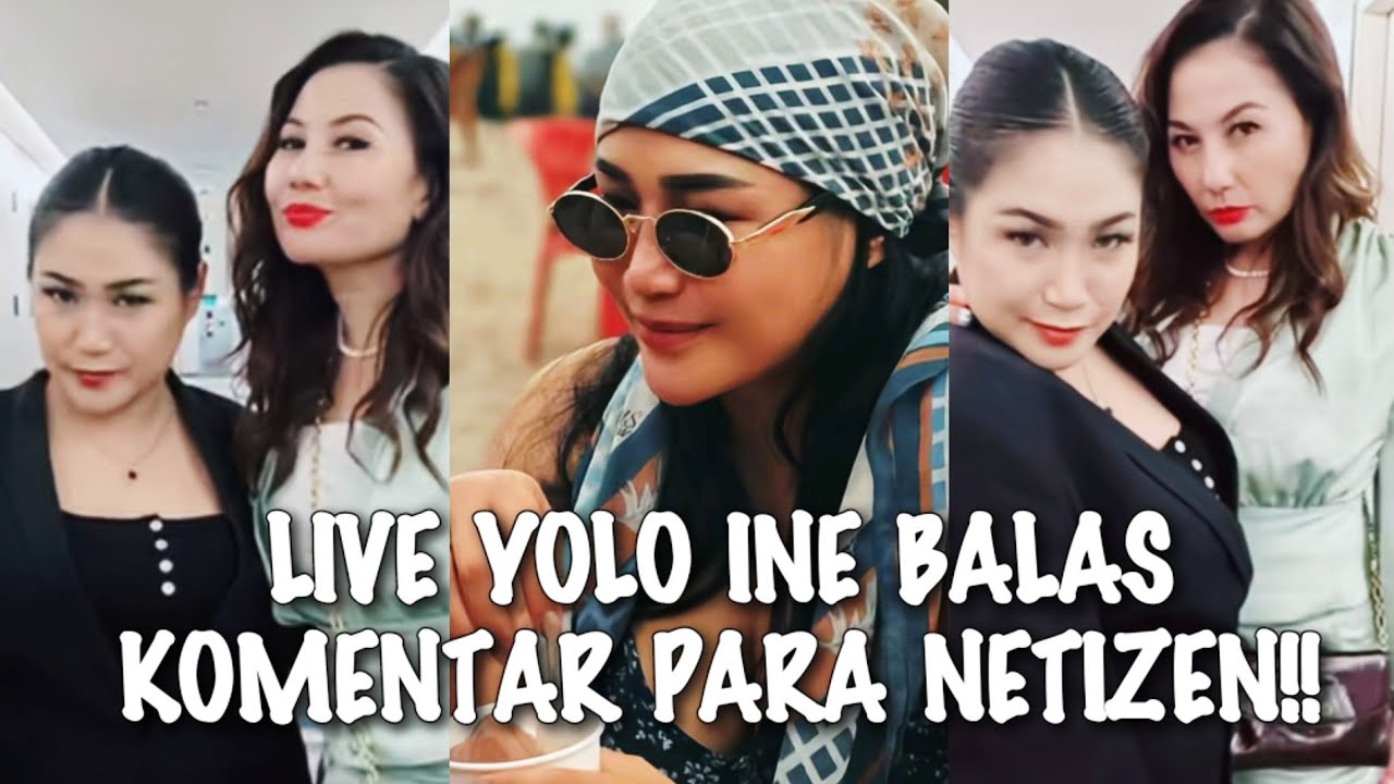 VIRAL√√ KESERUAN YOLO INE LIVE JAWAB KOMENTAR NETIZEN!!