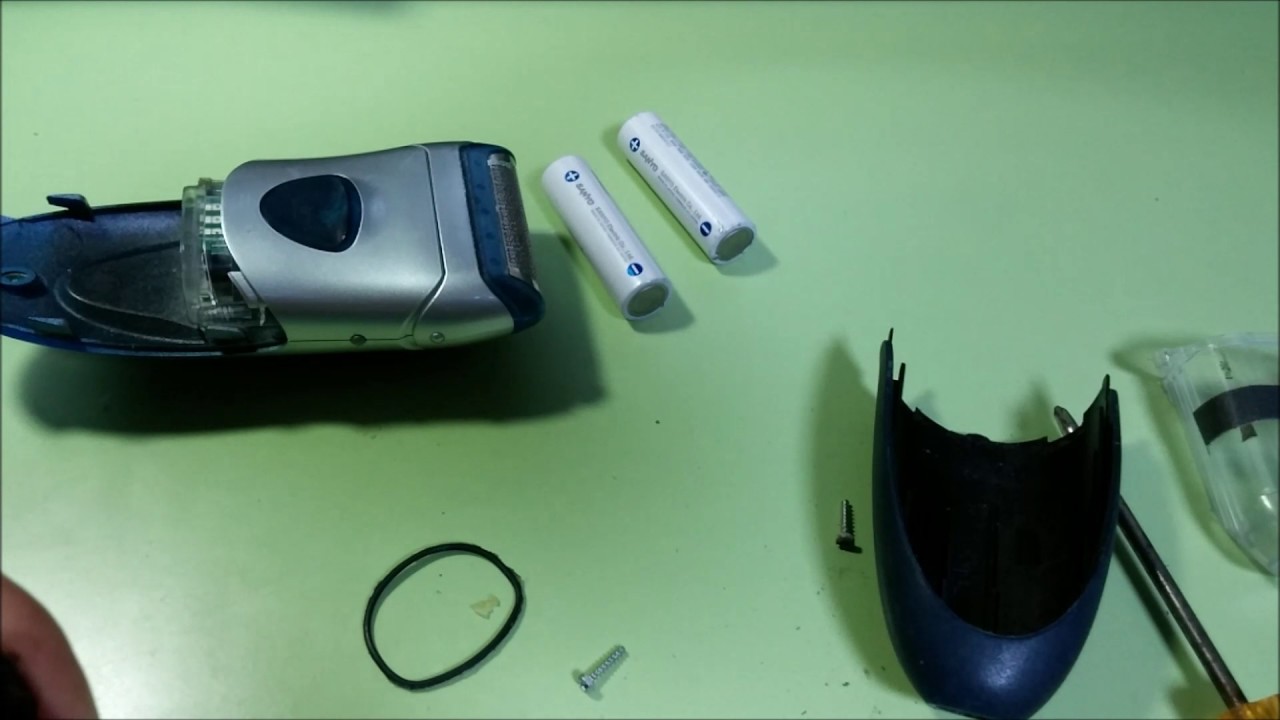 electric  shaver battery replace(면도기 배터리 교체 수리하기)