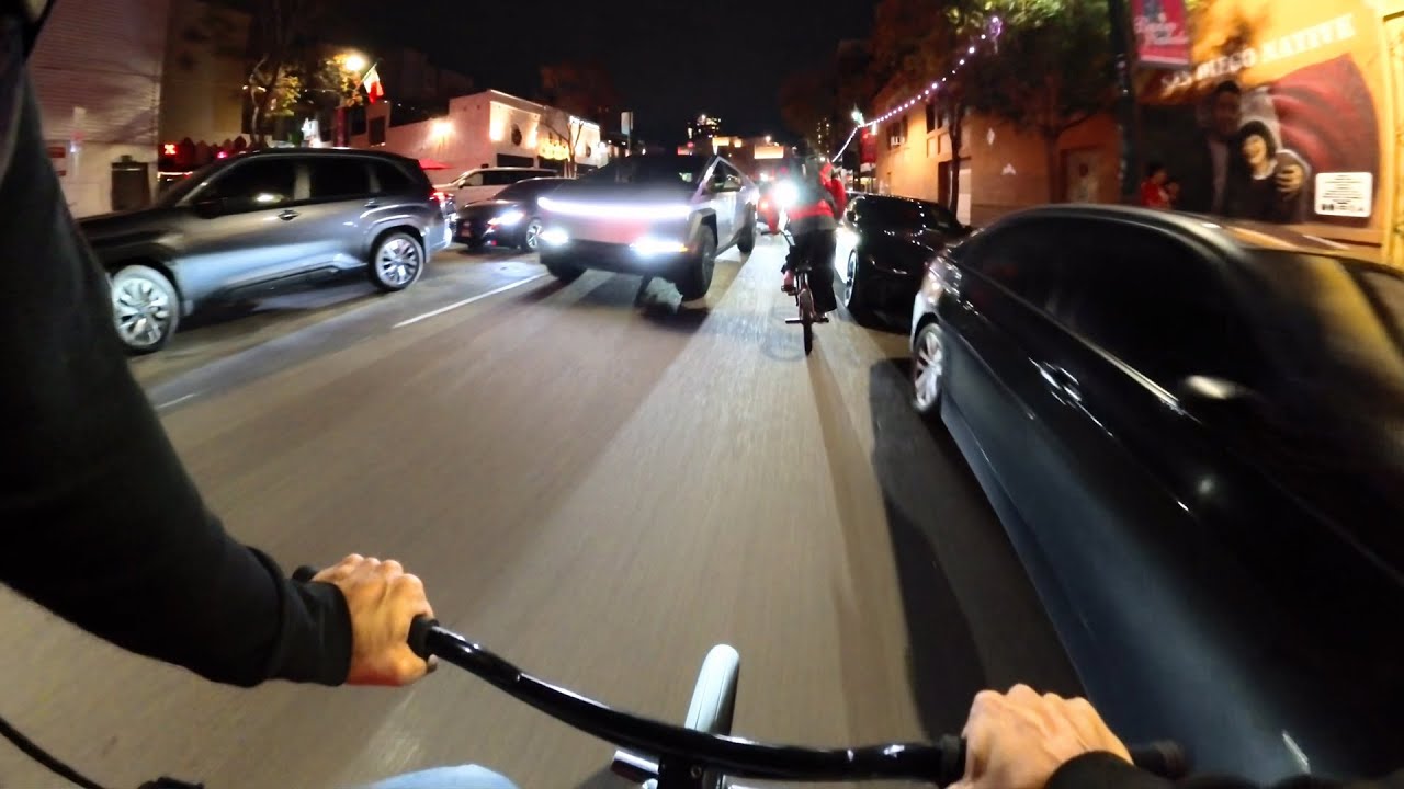 Pedal Through San Diego Harbor & Little Italy At Night | BMX POV