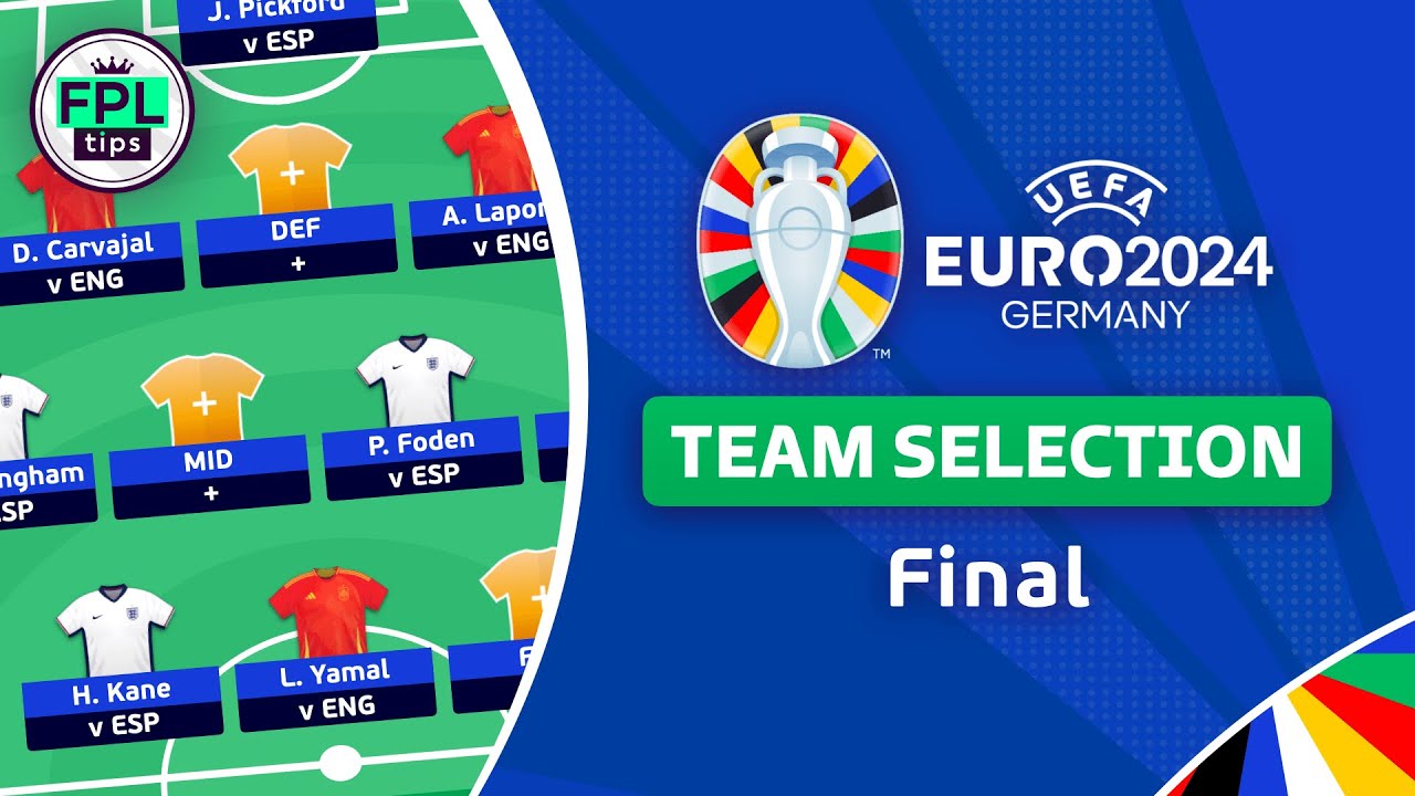 FINAL: TEAM SELECTION | Can England Beat Spain? | UEFA EURO 2024 | Fantasy Football Matchday 7 Tips