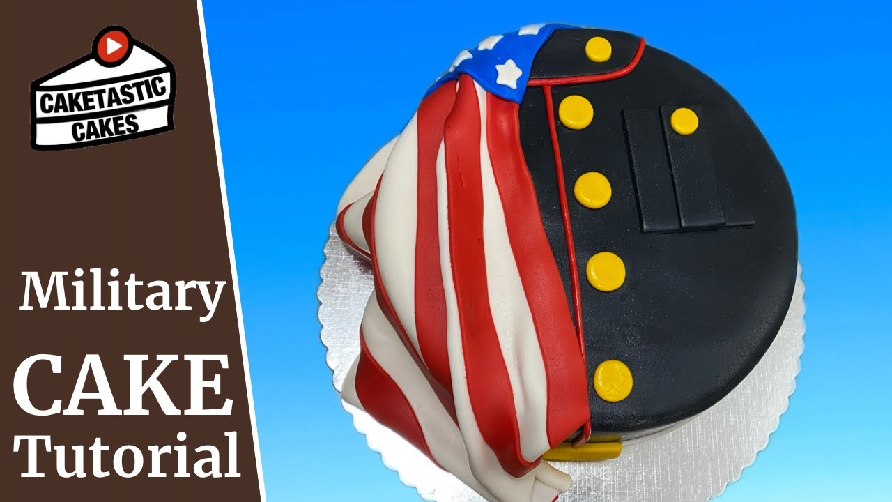 Very Simple and Effective Military Cake Design Tutorial