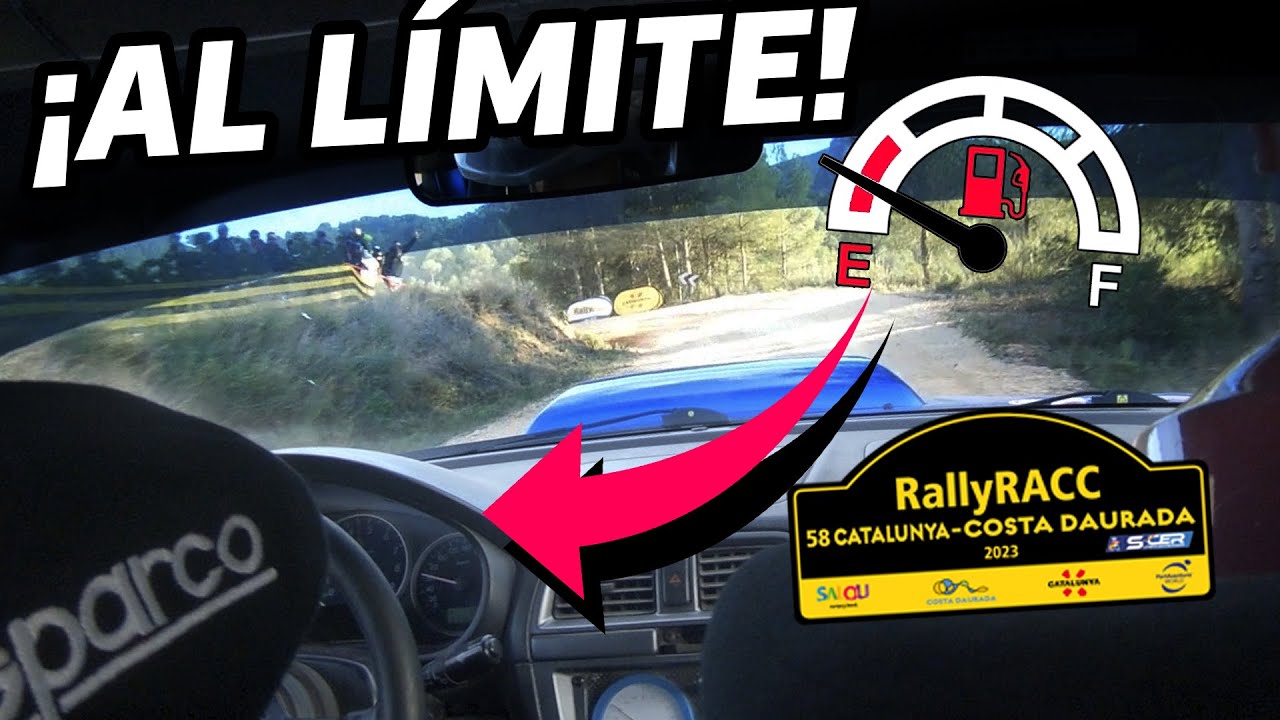 *casi* me quedo SIN GASOLINA en el TRAMO MÁS LARGO del RALLY RACC
