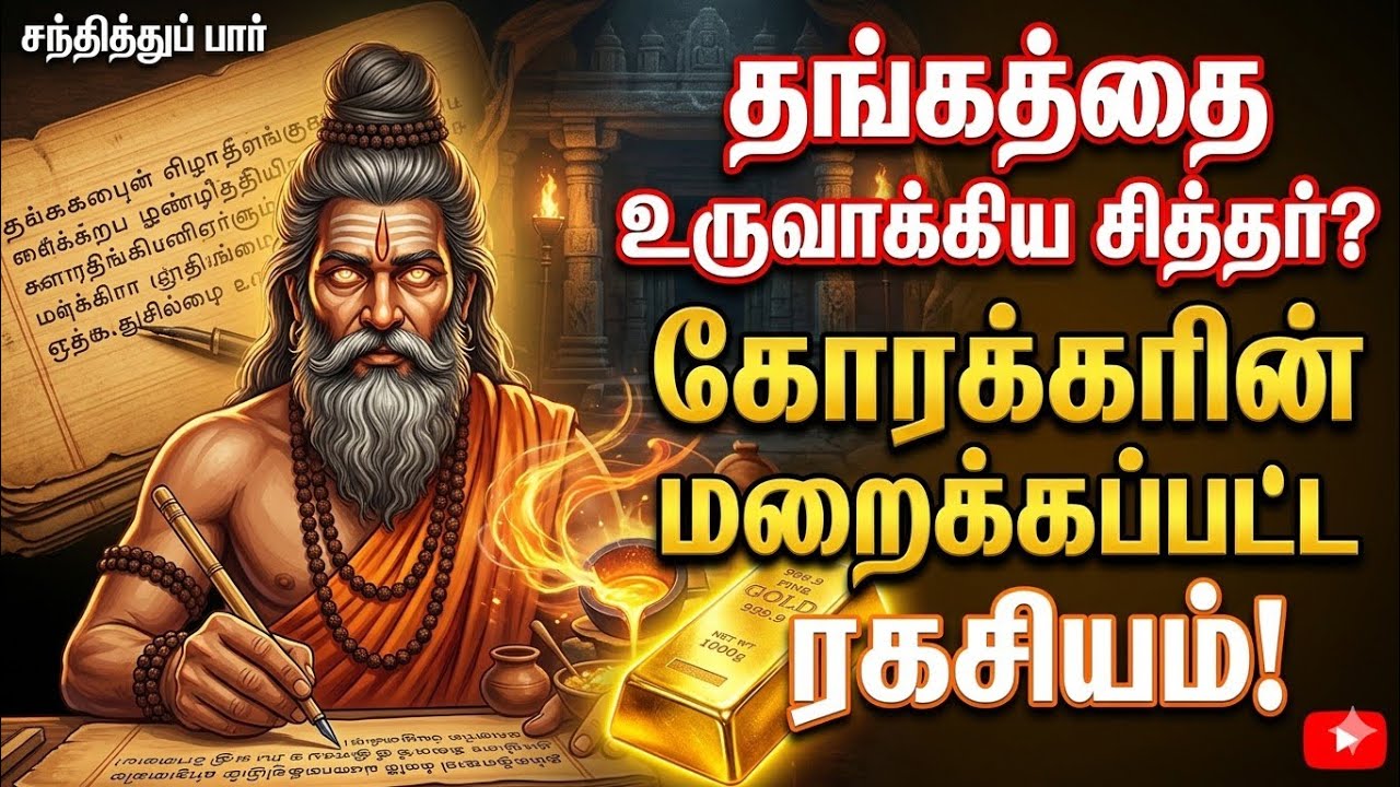 💰 தங்கத்தை உருவாக்கிய சித்தர்! கோரக்கரின் அந்த 1 ரகசியம்! 😱#sindhithupaar 
