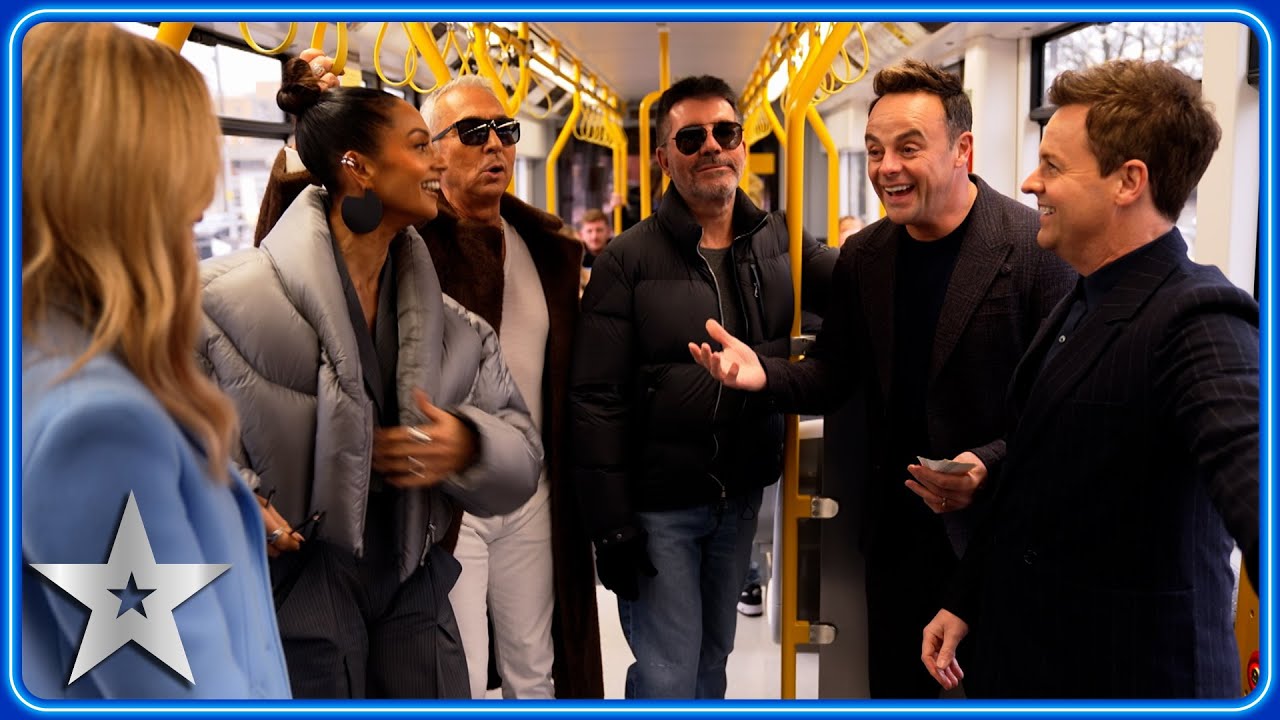 BGT Judges take PUBLIC TRANSPORT to auditions | BGTeaser | BGT 2024