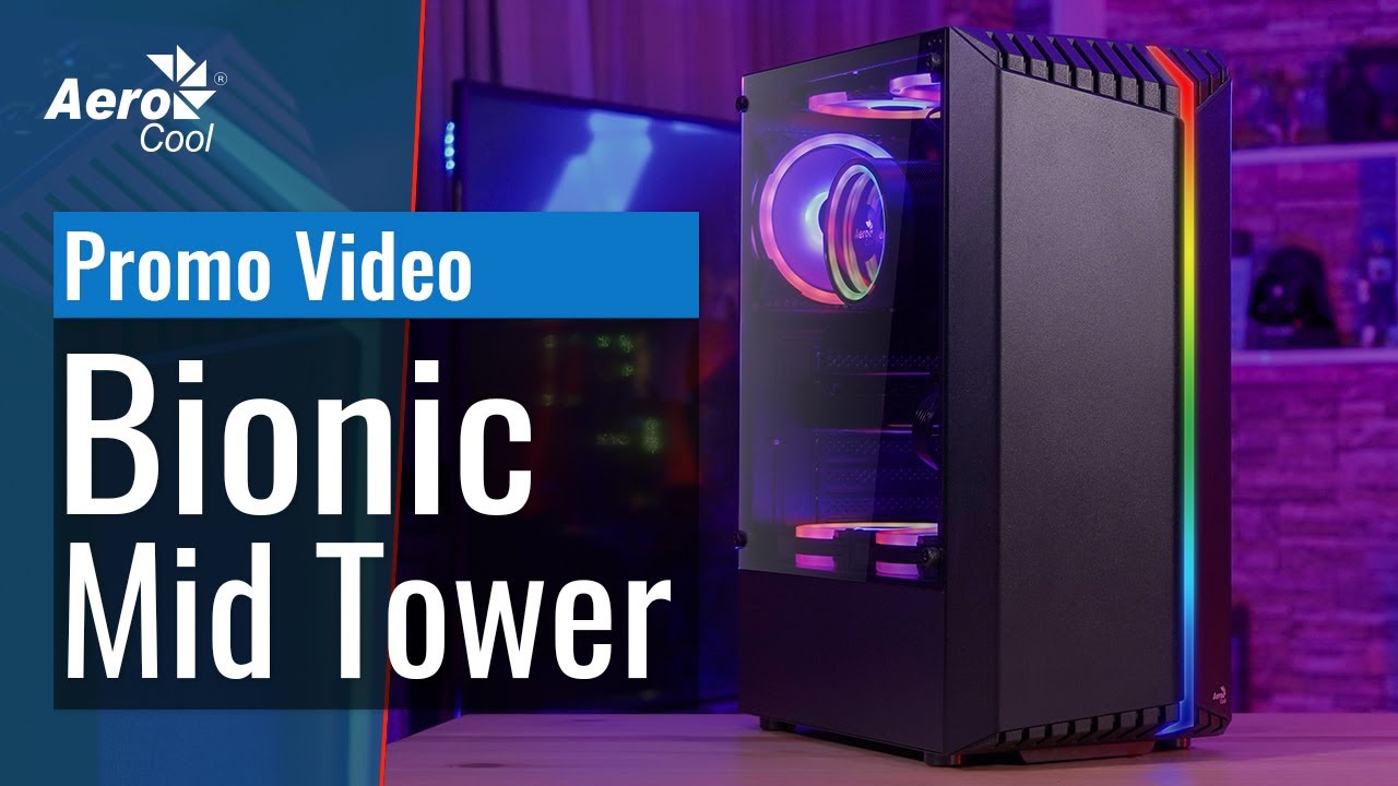 Корпус AeroCool Bionic Mid Tower - Промо Видео