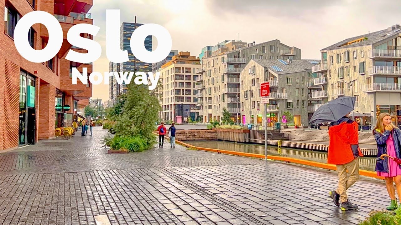 Oslo, Norway 🇳🇴- Summer Walk 2022 - 4K/60fps HDR - Walking Tour