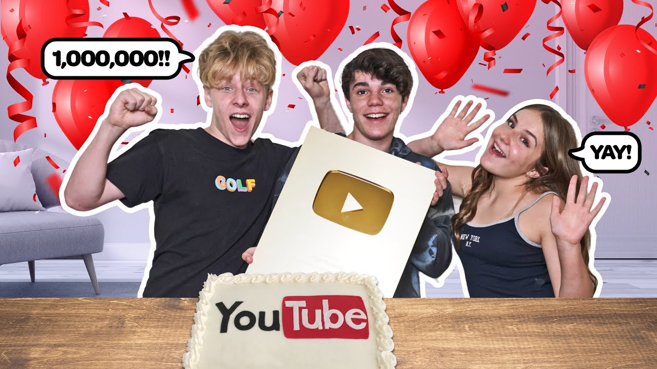 UNBOXING My ONE MILLION Play Button**EMOTIONAL SURPRISE**|Jentzen Ramirez