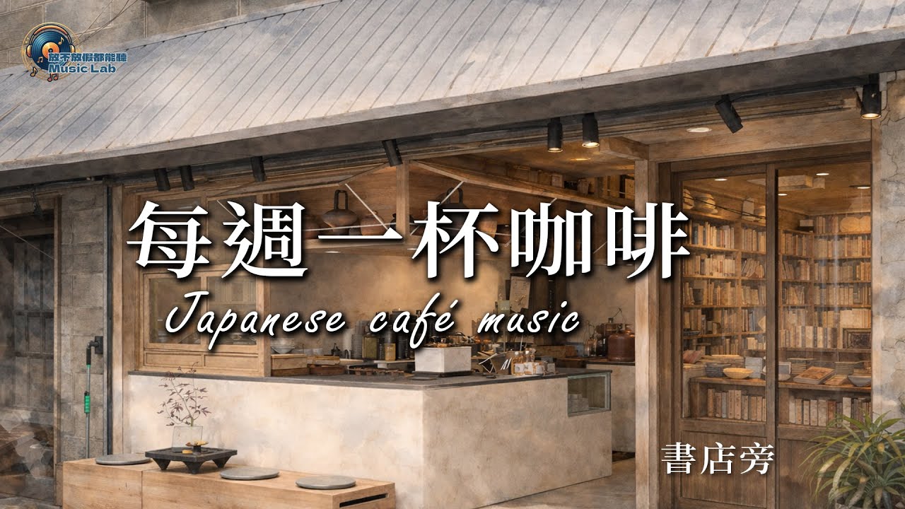 書店旁的日系咖啡廳 📚 Japanese Café BGM｜閱讀、思考、靜靜流動（1 Hour）