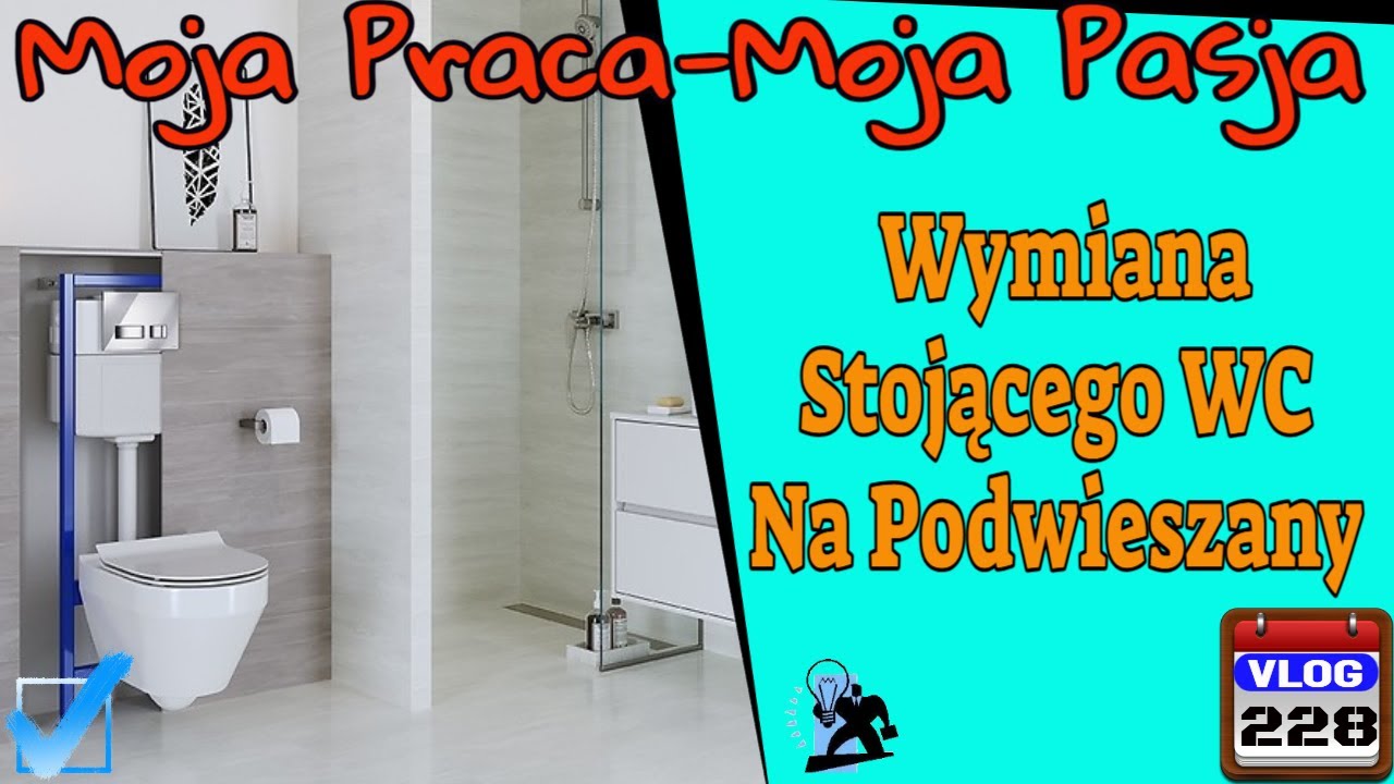 Wymiana Stojącego WC Na Podwieszany