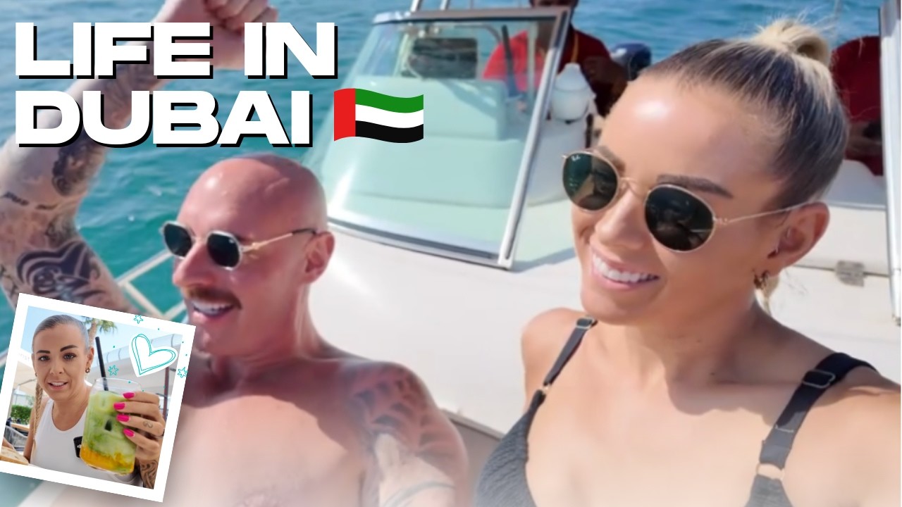 Life in Dubai 🇦🇪 | Boat Trip, Glute Day & Prep Update on a Diet Break