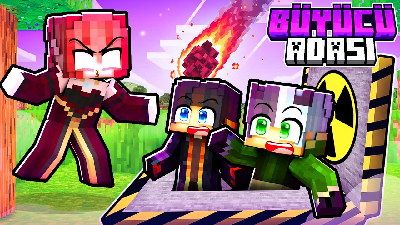 Büyücü Adasına METEOR Çarptı Ve BEN10 Saatim Oldu!☄️| Minecraft
