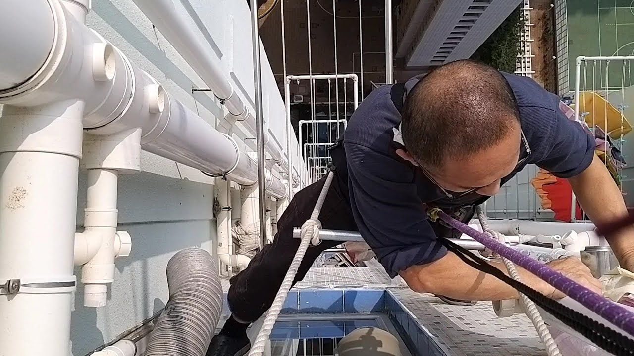 吊梯爬山繩 U型隔氣 高空免栅