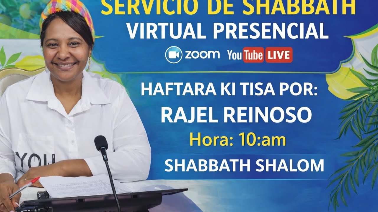 Servicio de Shabbat Virtual y Presencial